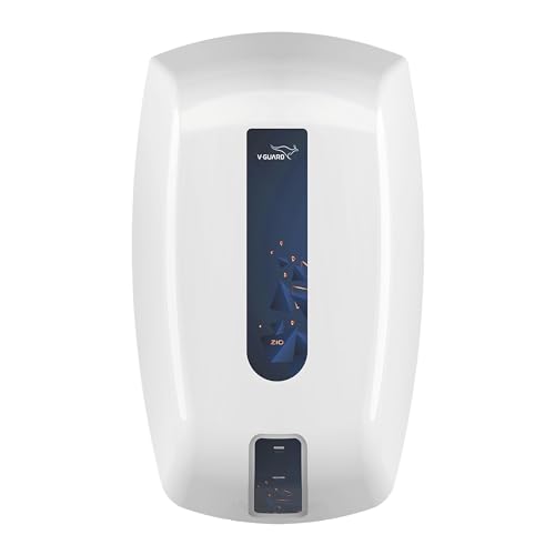 V-Guard Zio Instant Geyser 5 Ltr Wall Mount Water Heater|Advanced Multi-Layered Safety|3000 W Powerful Heating|Strong Stainless Steel Tank|Suitable For Kitchen&Bathroom|White-Blue