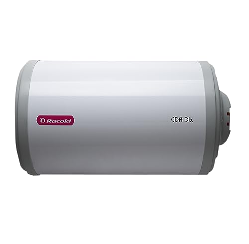 Racold CDR Dlx 15ltr Horizontal BEE 4 Star Storage Water Heater(Geyser) with Free Standard Installation & pipes || Rust Proof Body||Fits under false ceilings||Suitable- High-rise Buildings||