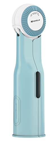 Havells Plastic Zella 1000 watts Immersion Heater|Automatic Cut-Off,Temp. Setting,Isi Mark 3 Pin Molded Plug|Protection Cover,Nickel Plating,Smart Switch For Safe Operation,Warranty: 2 Year|(Blue)