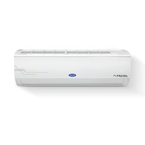 Carrier 1.5 Ton 5 Star AI Flexicool Inverter Split AC (Copper, Convertible 6-in-1 Cooling,Dual Filtration with HD & PM 2.5 Filter, Auto Cleanser, 2023 Model,ESTER Exi -CAI18ES5R33F0 ,White)