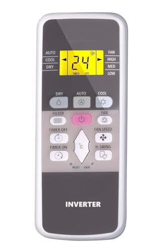 NEWZON 5 Years Warranty Ac Remote Compatible for HITACHI Ac Remote 1.5 Ton 3 Star Inverter Split AC, Model 2021 (RSQG318HEEA, White) with Backlight