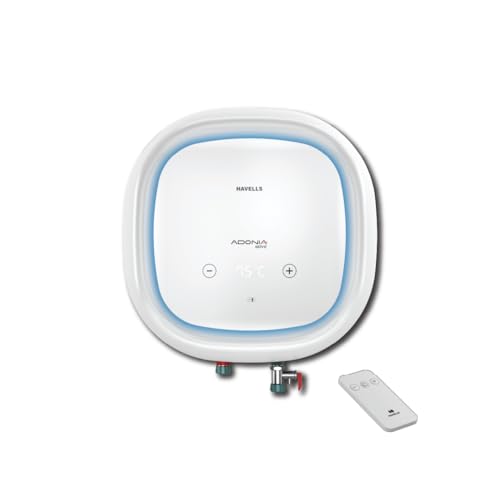 Havells Adonia Wave 15 Litre Storage Water Heater(Geyser)|India's First Geyser with Intelligent Voice Control without Internet or Wi-Fi| 5 Star| Color Changing Indicator|Anti Rust Tank|Digital display