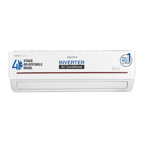 Voltas 1.5 Ton 3 Star Inverter Split AC (Copper, 4-in-1 Adjustable Mode, Anti-dust Filter, 2023 Model, 183V Vectra Prism, White)