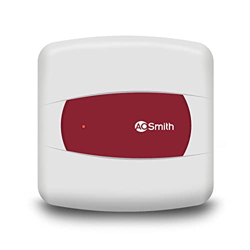 A.O. Smith Hse-Shs-006 Storage 6 Litre Vertical Water Heater (Geyser) White 5 Star, Wall Mounting