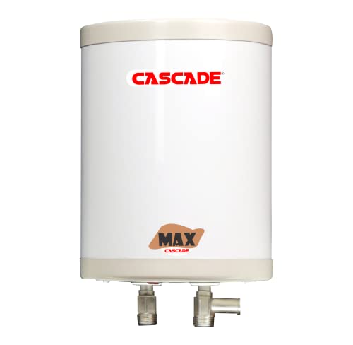 Cascade Max 3 Ltr 3 Kw Instant Water Heater (Geyser) White | Suitable for Kitchen and Bathroom | Rust-Proof ABS outer Body | 304 Grade Stainless Steel Inner Tank
