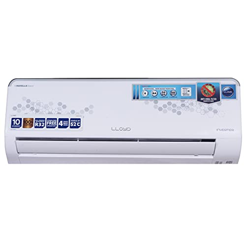 Lloyd 1.5 Ton 3 Star Split Inverter Air Conditioner (GLS18I36WGVR, White)