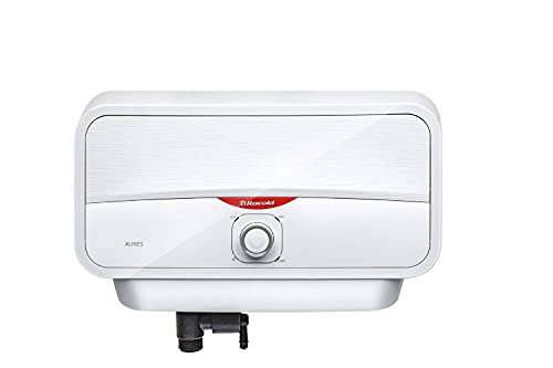 Racold Aures 5.5 Kw Horizontal Instantaneous Water Heater (Geyser), White