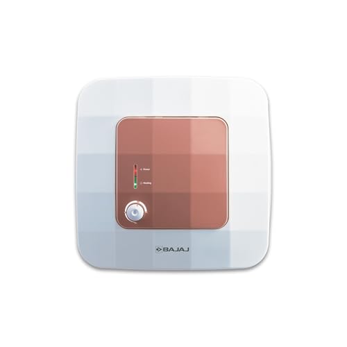 Bajaj Maestro 15 L Storage Water Heater For Home | 4 Star Rated Geyser For Bathroom & Kitchen | Child Safety Mode | 2 Years Warranty 【White & Beige】