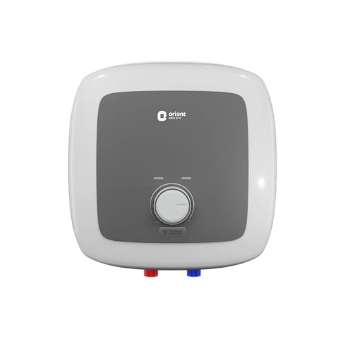 Orient Electric Enamour Prime| 15L Glassline Storage water heater| 5-Layer Safety Shield| Shockproof| 8 bar pressure compatibility| High-rise suitable|7-year tank warranty | Free Installation