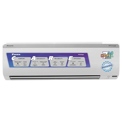 Daikin 1.5 Ton 3 Star Inverter Split AC (Copper, PM 2.5 Filter, Triple Display, Dew Clean Technology, Coanda Airflow, 2024 Model, MTKL50U, White)