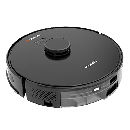 Eureka Forbes Lvac Voice NUO Robotic Automatic Vacuum Cleaner with Smart Voice Control,3D Laser Mapping,Room Zoning,Cleans Silently with 1 Year Warranty