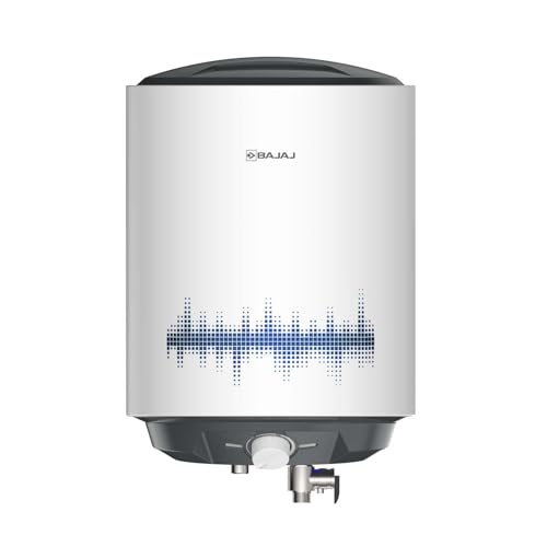 Bajaj Shield Series New Shakti 25L Vertical Storage Water Heater For Home| 5-Star Rated Geyser| Multiple Safety Systems| For High Rise Buildings| 10-Yr Tank 6-Yr Element 4-Yr Product Warranty 【White】