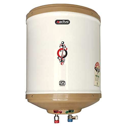 Activa Amazon 10 L Instant 3 KVA (0.8mm )Special Anti Rust Coated Tank Geyser with 5 Year Warranty, Abs Top Bottom, (IVORY)