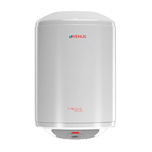 Venus MegaPlus 25EV 25-Litre Storage Water Heater (White, BEE Star Rating - 4 Stars) ISI Marked | Porecelain Enamel Glasslined Tank | Guarantee - 5 Years on Inner Tank.