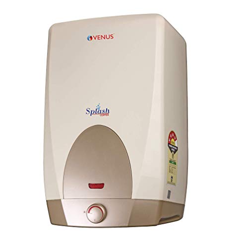 Venus Splash Copper 15CU 15-Litre Storage Water Heater For Bathroom | BEE Star Rating - 4 Star) | Guarantee -10 years on Inner Tank | (Ivory)