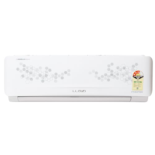 Lloyd 1.5 Ton 3 Star Inverter Split AC (5 in 1 Convertible, 100% Copper, Anti-Viral + PM 2.5 Filter, 2023 Model, White with Graphic Design, GLS18I3FWSPC)