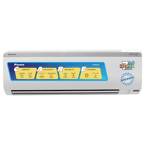 Daikin 1.5 Ton 5 Star Inverter Split AC (Copper, PM 2.5 Filter, MTKM50U, White)