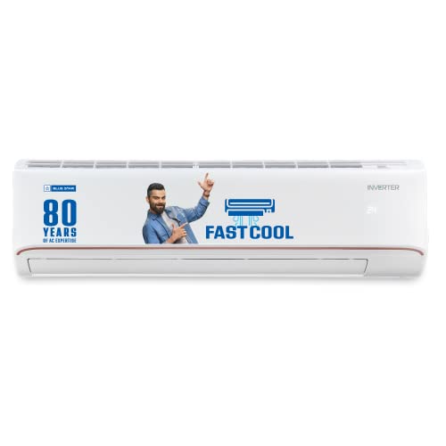 Blue Star 1.5 Ton 3 Star 5 in 1 Convertible Inverter Split AC (Copper, Multi Sensors, Stabalizer Free Operation, Self Diagnosis, IA318FNU, White)