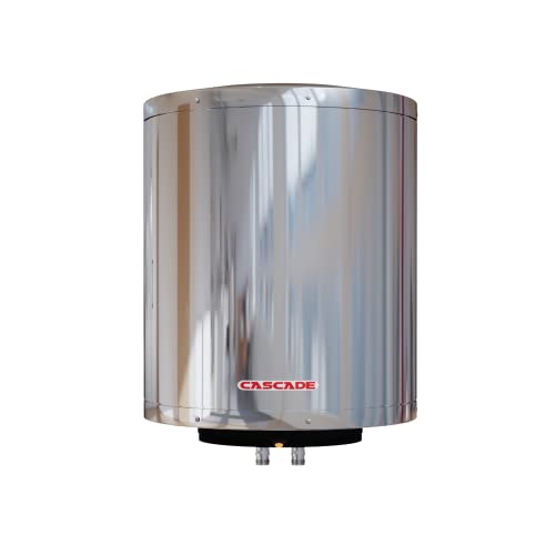 Cascade Tuffy Max Surge 15 LTR Storage Water Heater (Geyser) with Multi-Mounting Options and FREE Installation | Stainless Steel Inner and outer Body | 10 Bar Pressure Compatible
