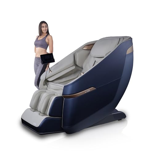 Lixo Massage Chair - LI4400, Comfort with 22 Auto Wellness Programs, 4 Innovative Features, Smart Voice Controller, Rotary Switch, and LCD Screen. Prime Triple-Core Massage Chair for Full Body