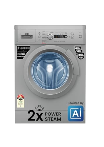 IFB 6 Kg 5 Star Front Load Washing Machine 2X Power Steam (DIVA AQUA SXS 6010, 2023 Model, Silver, In-built Heater, 4 years Comprehensive Warranty)