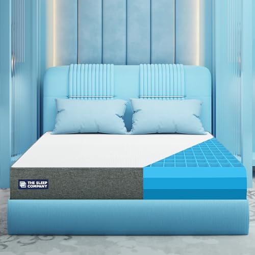 The Sleep Company SmartGRID Luxe Mattress | Japanese Patented Technology | Luxury Soft Comfort | 10 Years Warranty | Single Size Bed Mattress 72x36x8
