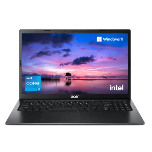 Acer Extensa 15 Lightweight Laptop Intel Core i5 11th Gen Processor - (8 GB/ 512 GB SSD/Windows 11 Home/ 1.7kg/ Black/Elevated Hinge Design) EX215-54 with 39.6 cm (15.6 inches) FHD Display