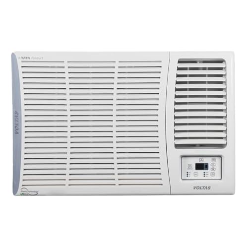 Voltas 1.5 Ton 3 Star, Turbo Mode Window AC (Copper Condenser, Anti-Rust Coating, Anti-Freeze Thermostat, AC 1.5T 183 Vectra Pearl, White)