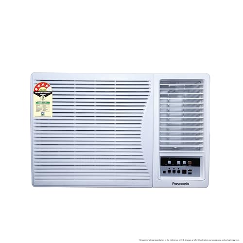 Panasonic 1.5 Ton 4 Star Fixed Speed Window AC (Copper Condenser, PM 0.1 Filter, Powerful Mode, 2024 Model, CW-XN184AM, White)