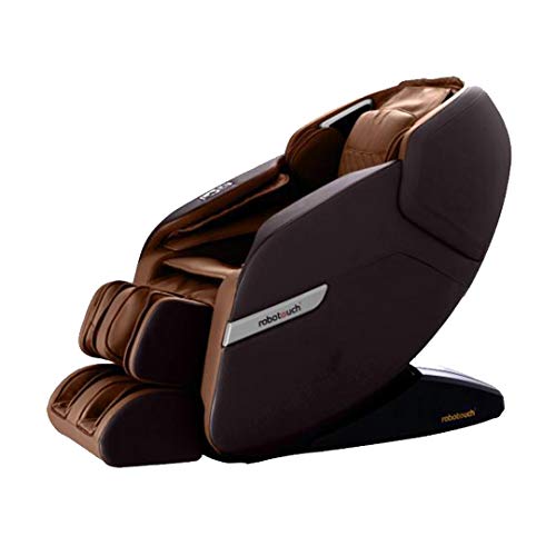 Robotouch Echo Pro Zero Gravity Full Body Massage Chair For Home use. Neck, shoulder, back pain relief| body stretch, Rollers, Heating, kneading, Back Rest (Brown)