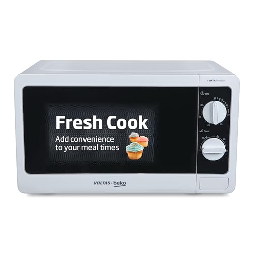 Voltas Beko, A Tata Product 20L, 700W smart solo Microwave oven (MS20MPW10, White)