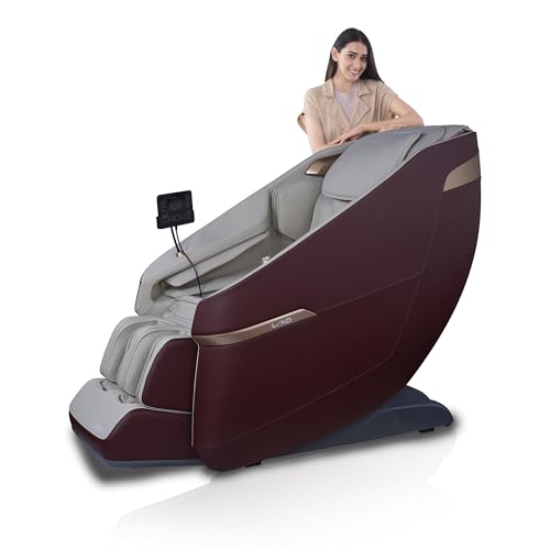 Lixo Massage Chair - LI4400, Comfort with 22 Auto wellness programs, 4 Innovative Features, Smart Voice Controller, Rotary Switch, Bluetooth Connectivity, and Lcd Screen. Prime Triple-Core Massage Chair for full body