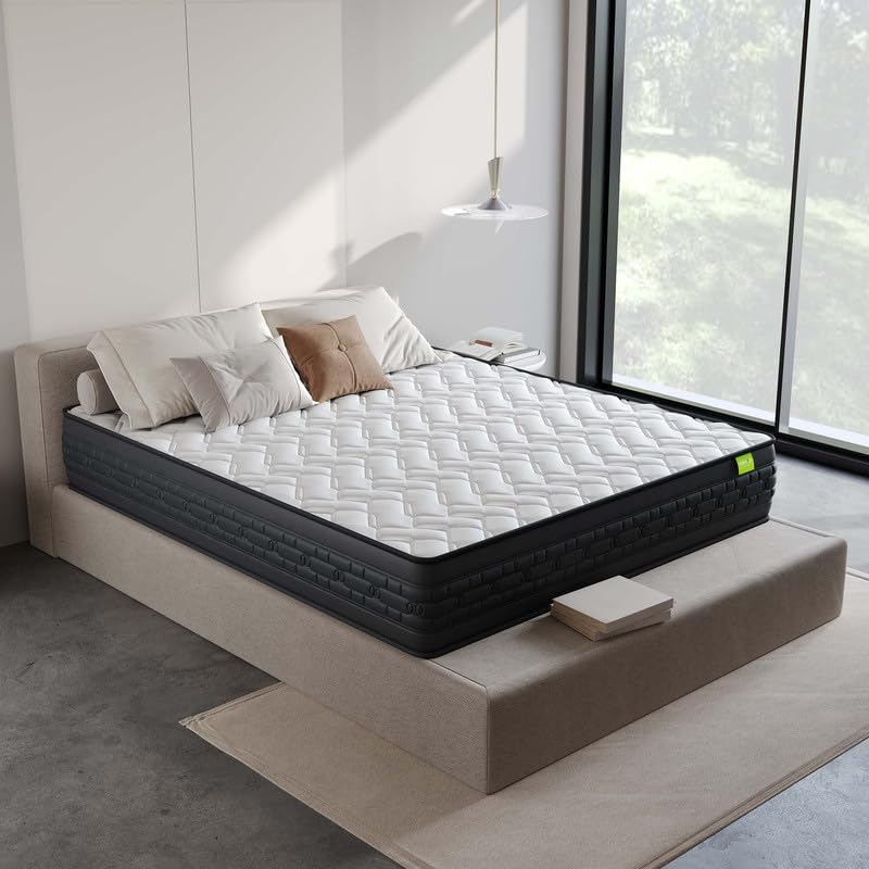 wakeup INDIA | Riserox Mattress | Luxe Comfort Pocket Spring | 10 Years Warranty | King Size 78x72x8 Inch Mattress | Medium Firm