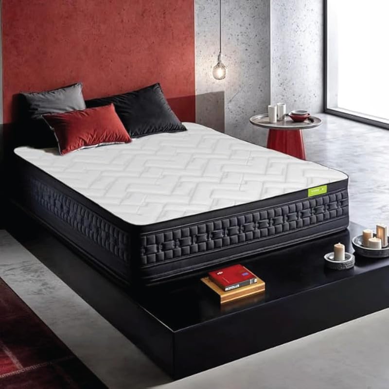 wakeup INDIA | Riserox Mattress | Luxe Comfort Pocket Spring | 10 Years Warranty | King Size 78x72x8 Inch Mattress | Medium Firm