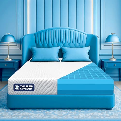The Sleep Company SmartGRID Ortho Mattress | Japanese Patented Technology | AIHA Certified | Medium Firm Orthopedic Mattress for Back Pain Relief | 10 Years Warranty | King Size Bed 75x72x6